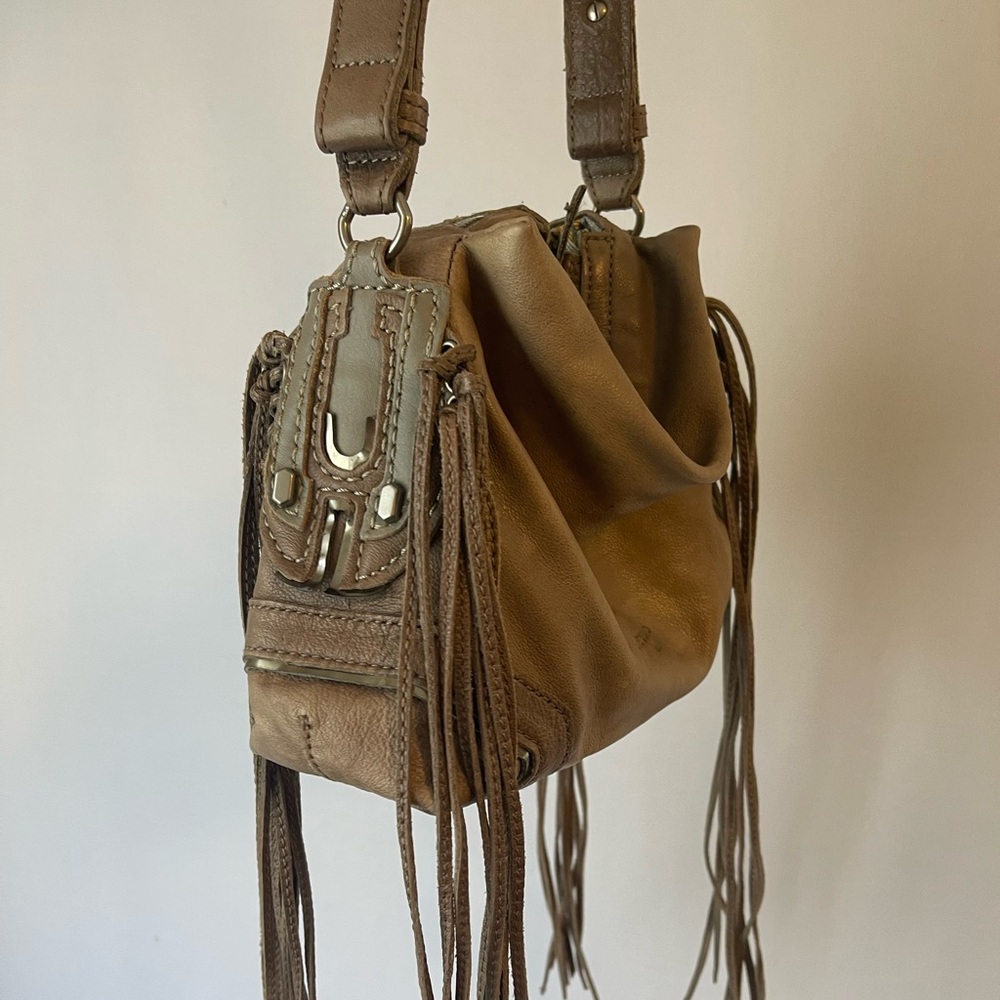 Liebskind Berlin Sapporo Leather Tassel Bag Rhino Brown - Picture 4 of 13